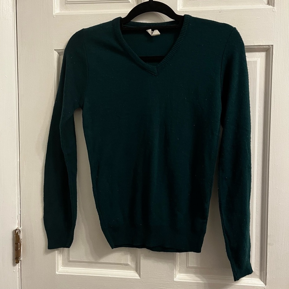 semi dark Green acrylic sweater